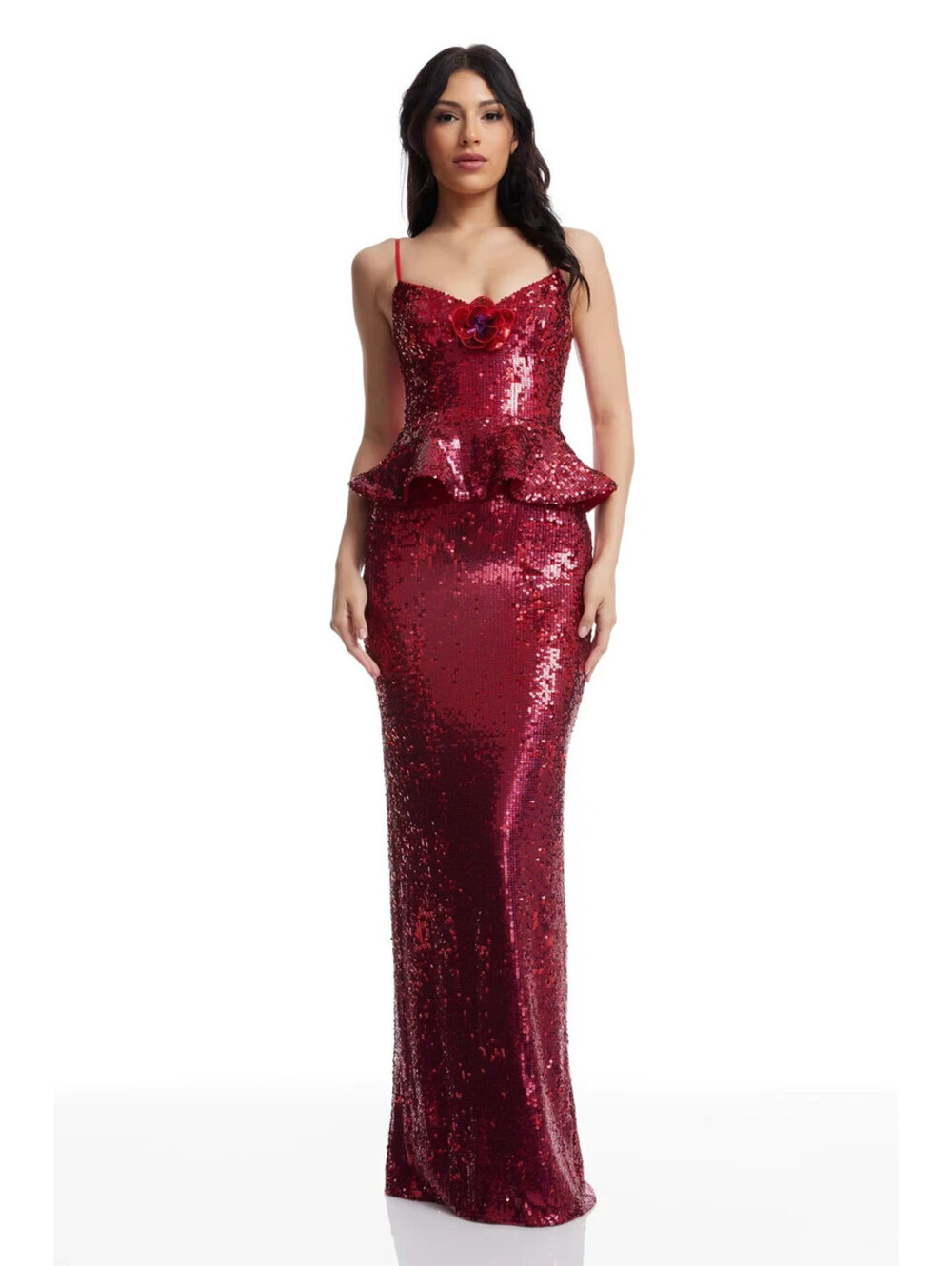 NEW Dress the Population Akiah Dress in Rose Sz XXL #LD577